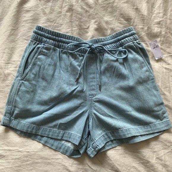 Gap Pull On Indigo Twill Shorts - Picture 2 of 5
